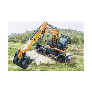 Machine hydraulique durable sur roues Case équipement de construction efficace pour les projets routiers creuser le chargement de levage - Product Image 1