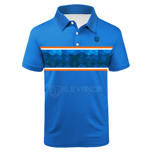 T-shirts polo style personnalisé uni à manches courtes pour hommes 100% coton polos grande taille à vendre - Product Image 1