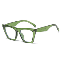 Nouvelle marque mode oeil de chat optique lunettes Anti lumière bleue lunettes cadre ordinateur lunettes myopie cadres lunettes unies