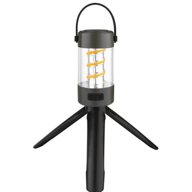 Rechargeable Audio Camping Lamp Ultra-Long Battery Life Hanging Tent Lamp with Ambient Lighting