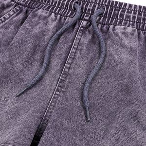 Ropa Premium para Uso Diario en Actividades Relajadas con Material Flexible de Shorts con Lavado Ácido, Shorts Modernos con Lavado Ácido - Product Image 6