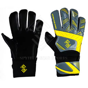 Gants de gardien de but pour jeunes fabriqués en usine à prix de gros, antidérapants, avec doigts enroulés - Product Image 2