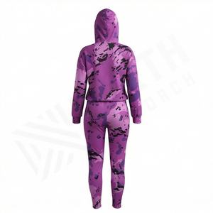 Conjunto Deportivo de Invierno Personalizado para Mujer, Chándal Sublimado con Logotipo Personalizado, Diseño de Impresión, Ropa Deportiva para Gimnasio y Fitness - Product Image 2