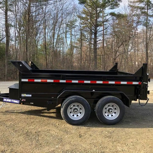 4-Wheel 3-5 Ton Farm <b>Trailer</b> 2-Wheel Dump Tractor with Low Price for Agriculture Motor As Core Component - Product Image 1