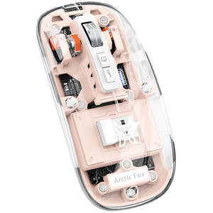 Arctic Fox Pureview Transparent Wireless and Bluetooth Rechargeable <b>Mouse</b> - Product Image 5