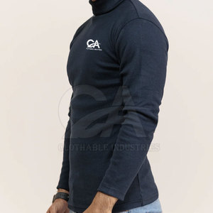 2025 pas cher prix léger hommes cou Jersey marque privée hommes cou Jersey grande taille hommes cou Jersey - Product Image 6