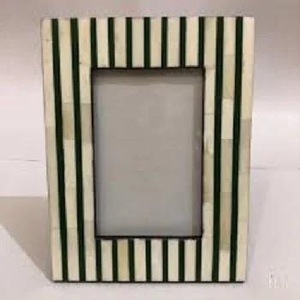 Cadre photo de luxe fait à la main en nacre et incrustation d'os cadre photo décoratif pour la décoration intérieure cadeau de salon de table - Product Image 4