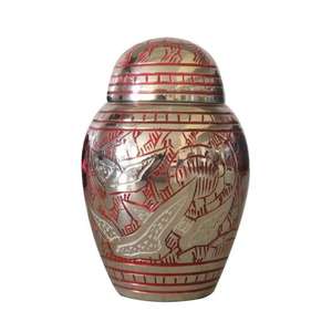 Grabado personalizado de Banda Dorada, ficha de latón, pequeñas urnas de cremación, urna de recuerdo para cenizas, la mayoría de las mascotas de tendencia, urnas de cremación funeraria para adultos - Product Image 3