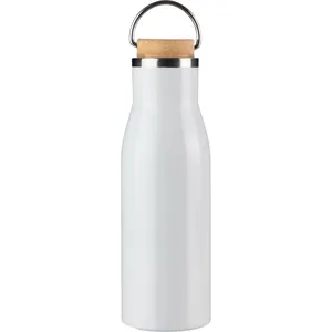 Bottiglia d'Acqua in Acciaio Inossidabile Riciclato Aline, Gadget Sostenibile ed Ecologico - Product Image 4
