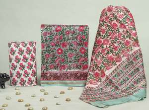 ผ้าฝ้ายทอเนื้อละเอียดพรีเมียมสำหรับตัดชุด ทนทานต่อการเสียดสี ดีไซน์ลายขอบประณีต ผ้าสำหรับชุดฤดูร้อนสไตล์ชาติพันธุ์ แบบยังไม่ได้เย็บ - Product Image 5