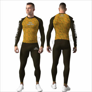 Vêtements de sport en promotion : Ensembles de rashguards pour hommes, service OEM, légers, nouveau design - Product Image 3