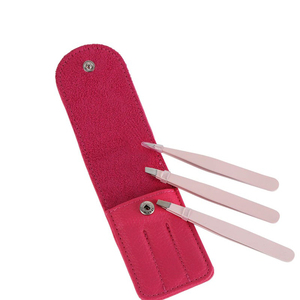 Pinzas para Cejas de Acero Inoxidable de Alta Calidad de Marca Privada OEM, Forma Clásica Personalizada para Extensiones de Cejas - Product Image 2