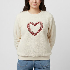 Sweat-shirt pour la fête de la Saint-Valentin, vêtement d'hiver confortable avec un look élégant pour un usage quotidien et des moments spéciaux - Product Image 1