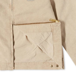 Veste pour homme, veste de travail, veste OEM, logo personnalisé, sergé de coton, col en toile décontracté, toile lavée 14 oz, veste de travail pour homme - Product Image 5
