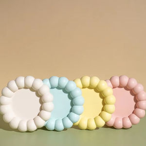 Beau sous-verre en bois ensemble simple créatif cérémonie du thé porte-gobelet tasse ronde isolation thermique tapis bambou porte-gobelet présentoir - Product Image 1