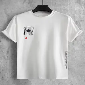 Pouco Fly Pássaro Atacado Mens 100% algodão t-shirt impressão Logotipo Personalizado De Alta Qualidade Impresso Preto t-shirtsPopular