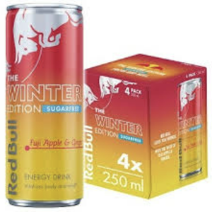 Proveedor económico de la bebida energética Red Bull The Winter Edition Fuji Apple & Ginger, éxito de ventas, 12 latas de 250 ml, el más vendido. - Product Image 4