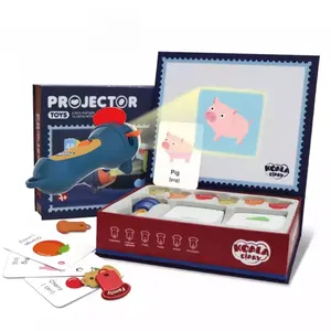 프로모션 선물 장난감 프로젝터 토치 아기 조기 학습 프로젝션 손전등 세트 작은 횃불 램프 선물 상자