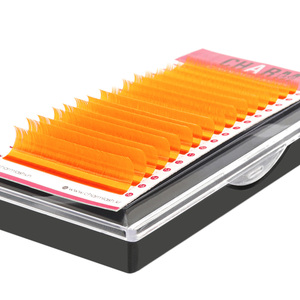 CharmLash venta al por mayor pestañas coreanas PBT extensiones de pestañas rusas al por mayor varios tonos multicolor bandeja de longitud mixta - Product Image 2