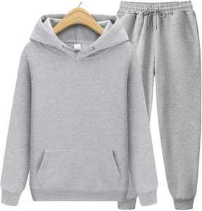 "OEM Custom Logo <b>Oversized</b> Hoodie and <b>Joggers</b> Set Womens XL Puff Print Streetwear Sweatpants Fitness Sportswear Winter Shorts" - Product Image 1