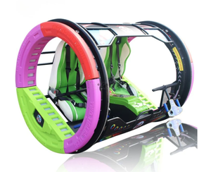 Auto girevole a 360 gradi, auto elettrica a dondolo per parchi, auto a dondolo a gettoni, attrazione da parco divertimenti. - Product Image 1