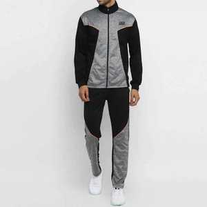 Premium Winter <b>Polyester</b> <b>Tracksuit</b> Set Full-Zip Jacket And Joggers Custom Logo Sportswear for Men - Product Image 1