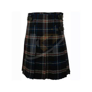 Qualité supérieure Vente à chaud Tartan pour hommes Kilts Nouveau style Couleur unie Fabriqué en Kilts Tartan pour hommes de haute qualité - Product Image 2