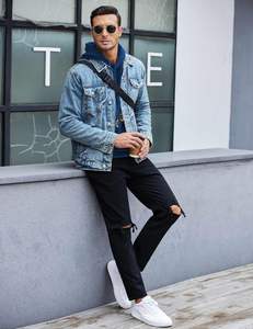 Pull à capuche personnalisé 400 GSM coton polaire chaud doux intérieur hommes Streetwear plaine surdimensionné coupe sweat à manches longues - Product Image 6