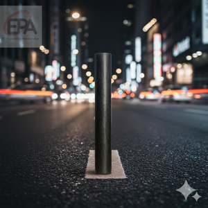 Tige noire HDPE durable et stable 80mm X 1m, idéale pour l'usinage industriel et les composants d'ingénierie fiables - Product Image 1