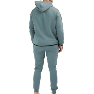 Chándal personalizado para hombre con capucha 100% Material de algodón con cremallera Precio barato Chándal ligero y cómodo para hombre a la venta - Product Image 2