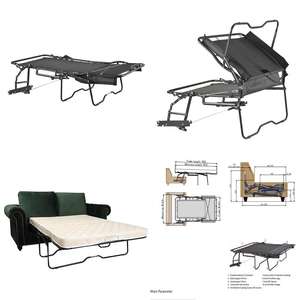 2560 двухступенчатый двухслойный диван-спальный механизм двухслойный диван-кровать сменный 60-дюймовый механизм для дивана-кровати мебельный каркас - Product Image 1