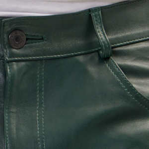 2025 New Latest Design Light <b>Weight</b> Faux Leather <b>Men</b> Jogger Pants Wholesale Price Trousers Customized Color Jogger Pent <b>Men</b> - Product Image 5