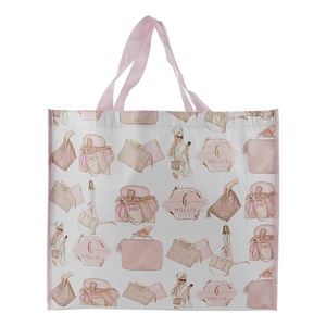 ถุงช้อปปิ้งผ้าไม่ทอพร้อมลายปรับแต่งได้ หูหิ้วทำจากสาย PP หลายขนาด - Product Image 2