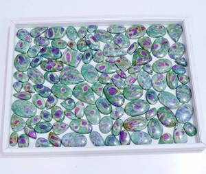 Lote al por mayor de hermosos rubíes naturales en fucsita piedras preciosas sueltas cabujón natural piedras preciosas sueltas para uso en la fabricación de joyas - Product Image 2