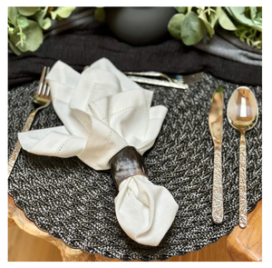 Buffalo Horn Napkin Ring Home Restaurant <b>Table</b> Napkin Ring <b>Cloth</b> Holder Most Quality Handmade Product - Product Image 4