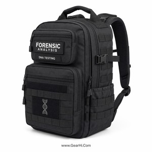 Sac à dos d'analyse forensique sur le terrain, résistant à l'eau, renforcé, en nylon Cordura 1000D, pour le tri des matériaux de tests ADN mobiles - Product Image 2