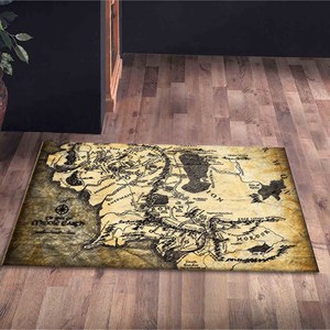 Tapis à motifs géométriques : Tapis de cuisine moderne, adapté aux animaux domestiques, tapis cadeau, tapis à poils doux - Product Image 5