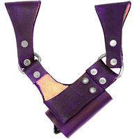 Haute qualité droitier renaissance cuir épée grenouille réglable 100% fait à la main en cuir véritable médiéval épée grenouille/support