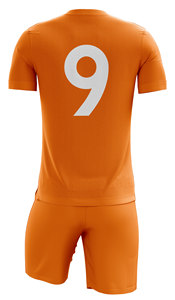 Uniforme de football en polyester de haute qualité maillot de football imprimé de logo personnalisé quantité minimale de commande bas sublimation vêtements de football personnalisés hauts de chemise - Product Image 3