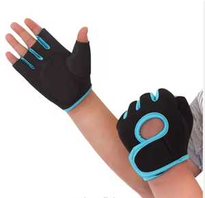 High Quality Men's <b>Half</b> Finger Gym Gloves Comfortable Lightweight Exercise Gloves for Weight Lifting Training and Workout - Product Image 4