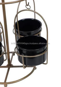 High Quality Customized Hanging Round Succulent Wire Strong <b>Stand</b> Flower Pot in Bulk Quantity - Product Image 3