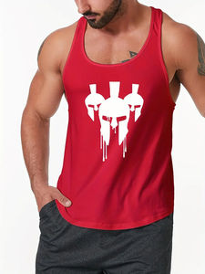 Logo personnalisé hommes Muscle Fit grande taille débardeur 100% coton respirant tricoté sans manches entraînement Style décontracté prix bon marché - Product Image 4