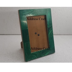 กรอบรูปฮอร์นธรรมชาติสไตล์หรูหรากรอบรูปที่กำหนดเองกรอบรูปที่มีคุณภาพสูงสินค้าตกแต่งห้องงานแต่งงานครบรอบของขวัญแฟนซี - Product Image 3