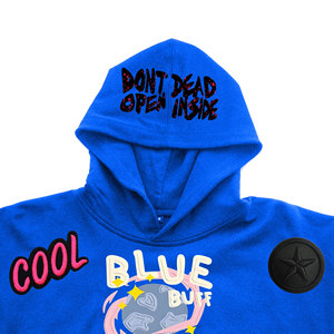 Sudadera con Capucha Extra Grande de Alta Calidad, 100% Algodón, Gruesa, para Hombre, Invierno, Felpa, Lisa, Teñida, con Logotipo Bordado - Product Image 6