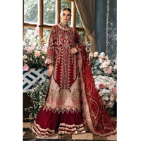 HERMOSO, superventas, indio, pakistaní, última edición de boda, espejo de seda hecho a mano, Salwar Kameez para fiestas WS INTERNATIONAL
