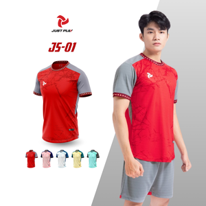 Survêtement de haute qualité pour hommes, logo personnalisé, maillot de football de luxe unisexe JS 01 délavé, prix bon marché pour adultes, service OEM - Product Image 4