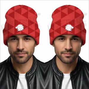 Low MOQ Private Label Customizable Design <b>Men</b> Jacquard Beanies <b>Hats</b> Factory Direct Made High Quality Beanie <b>Hats</b> - Product Image 5