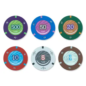 Customizable Whirlwind Chips Premium Quality Clay Poker Chips With Costom Logo For Casino