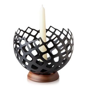 Support de lampe à thé en fer et bois Designer Touch pour chandelier intérieur Décoration intérieure Mariages et événements spéciaux Base en bois - Product Image 1
