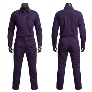 Women Security Uniform 220 GSM Polyester Cotton Stretch Dark Green Tactical Shirt Cargo <b>Pants</b> Embroidery Logo Custom OEM - Product Image 5